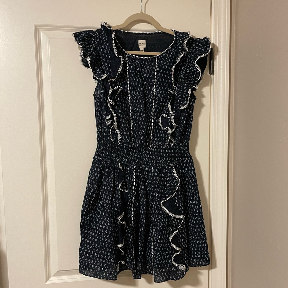 La Vie by Rebecca Taylor NWT blue casual dress